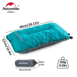 NATUREHIKE Ultralekka dmuchana poduszka do podróży i na kemping